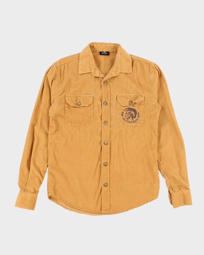 Vintage Y2k 00s Diesel Corduroy Shirt - L sold by Rokit