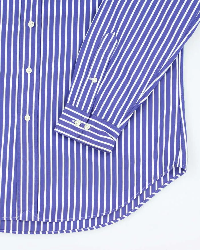 Vintage Ralph Lauren Striped Oversized Long Sleeve Shirt - L sold by Rokit product image thumbnail 4