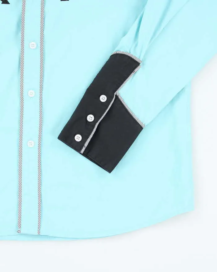 Vintage 90's Western Rose Embroidered Button Up Shirt - L sold by Rokit product image thumbnail 4