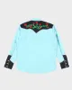 Vintage 90's Western Rose Embroidered Button Up Shirt - L sold by Rokit