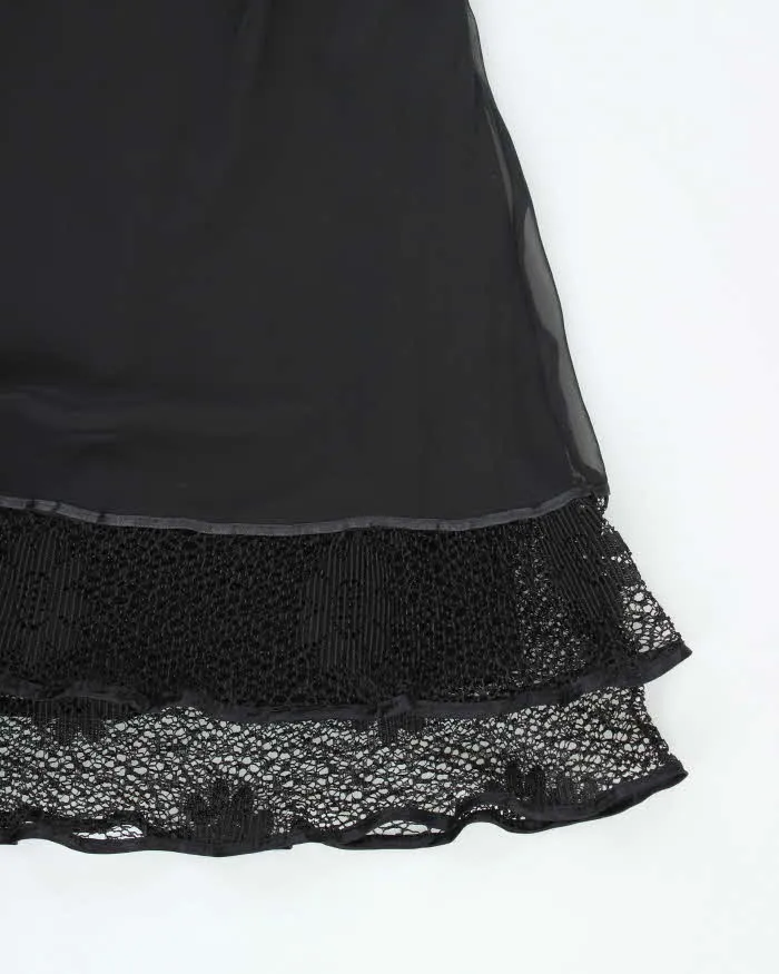 Vintage Y2k 00s Black Lace Dress - S sold by Rokit product image thumbnail 4