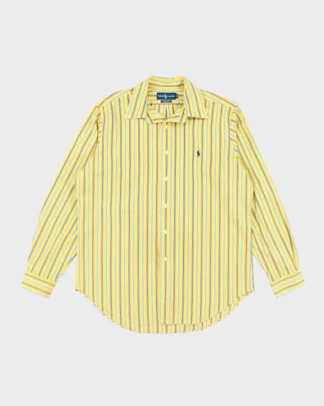 Vintage Ralph Lauren Striped Long Sleeve Shirt - XXL sold by Rokit