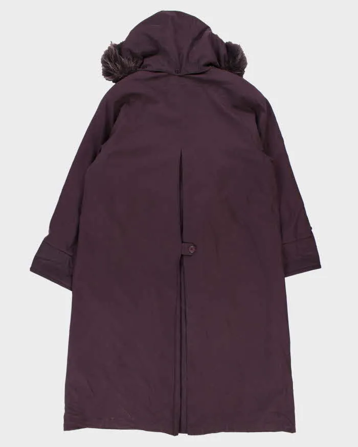 Vintage 90's Women's London Fog Oversized Insulated Hooded Overcoat - M sold by Rokit product image thumbnail 2