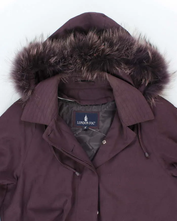 Vintage 90's Women's London Fog Oversized Insulated Hooded Overcoat - M sold by Rokit product image thumbnail 3