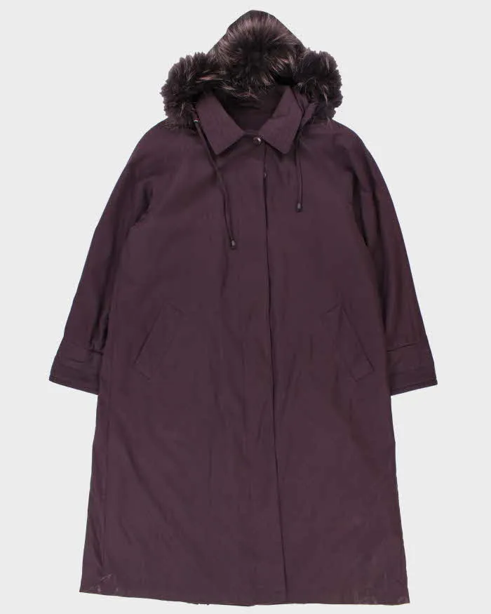 Vintage 90's Women's London Fog Oversized Insulated Hooded Overcoat - M sold by Rokit