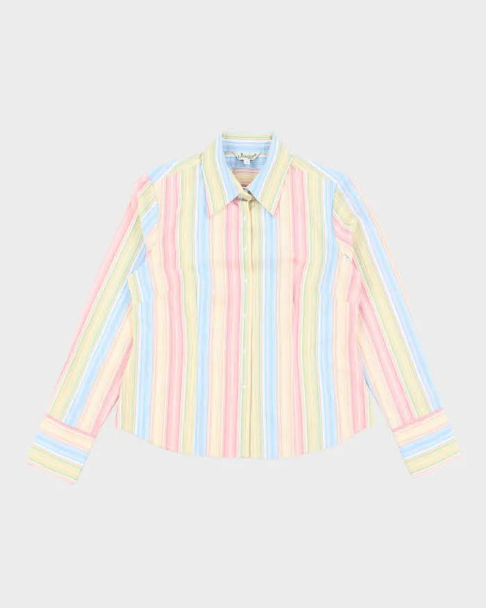 Vintage Y2k 00s Jessica Stripe Blouse - L sold by Rokit