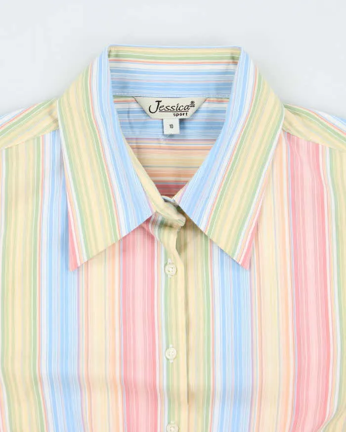 Vintage Y2k 00s Jessica Stripe Blouse - L sold by Rokit product image thumbnail 3
