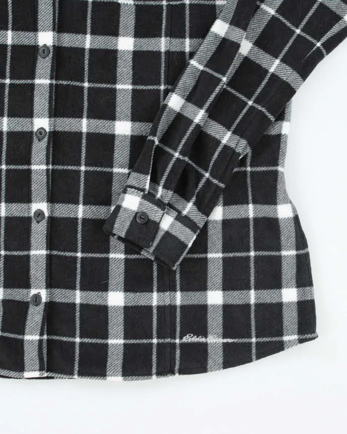 Vintage Eddie Bauer Checked Fleece Flannel Shirt - L sold by Rokit product image thumbnail 4