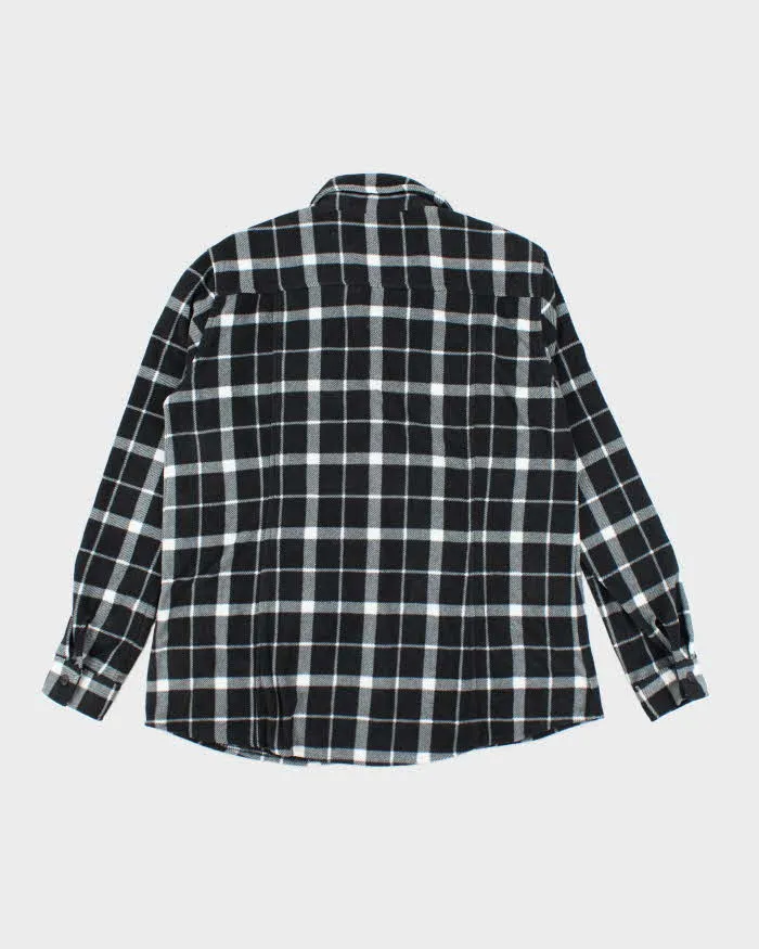 Vintage Eddie Bauer Checked Fleece Flannel Shirt - L sold by Rokit product image thumbnail 2