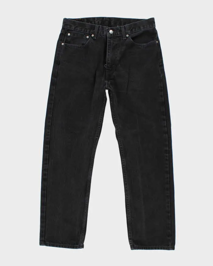 Vintage Levi's 501 Dark Black Wash Straight Fit Jeans - W32 L27 sold by Rokit