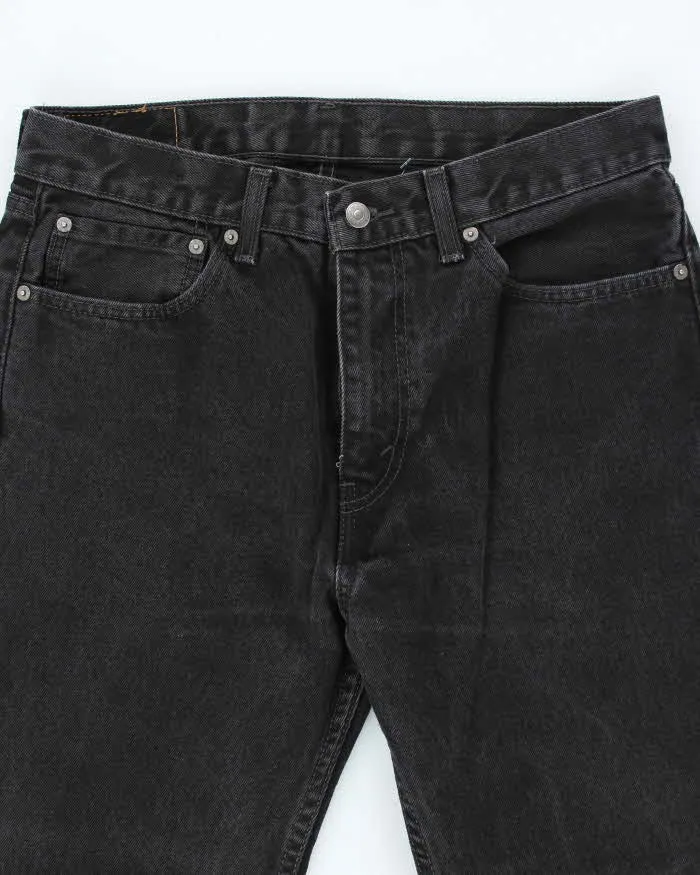 Vintage Levi's 501 Dark Black Wash Straight Fit Jeans - W32 L27 sold by Rokit product image thumbnail 3