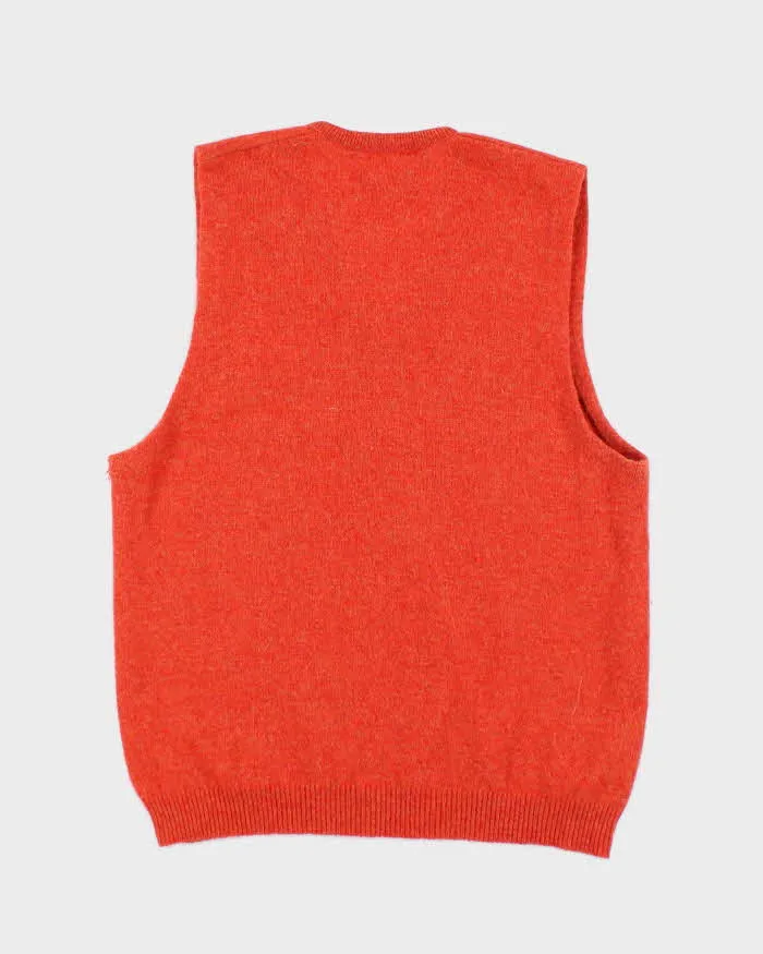 Vintage Jantzen Orange Wool Tank Knit - M sold by Rokit product image thumbnail 2