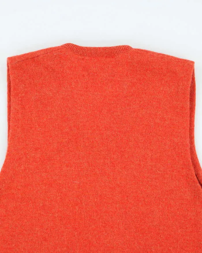 Vintage Jantzen Orange Wool Tank Knit - M sold by Rokit product image thumbnail 4