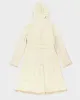 Vintage Y2k 00s Novelti Long Faux Suede Fur Lined Hooded Coat - M sold by Rokit