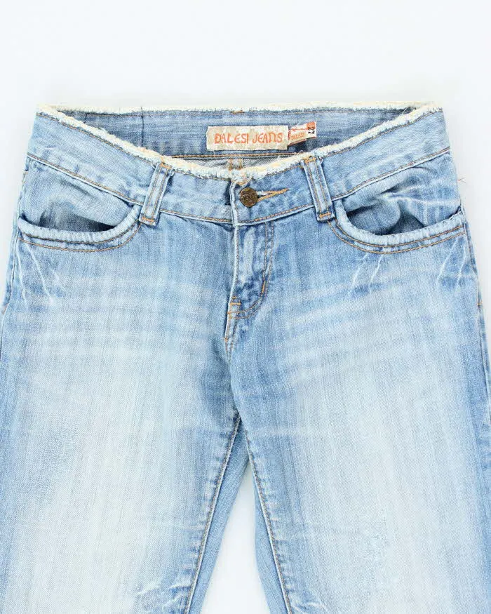 Vintage Y2K Women's Dalesi Light Wash Flared Jeans - W27 L28 sold by Rokit product image thumbnail 3