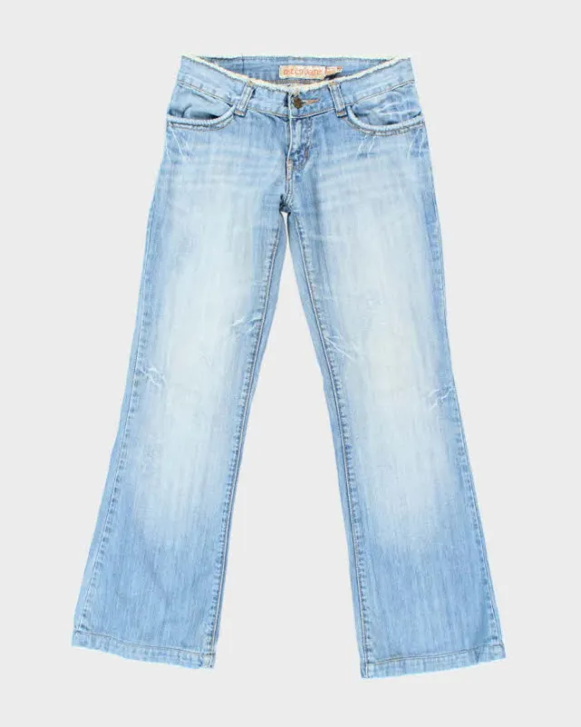 Vintage Y2K Women's Dalesi Light Wash Flared Jeans - W27 L28 sold by Rokit