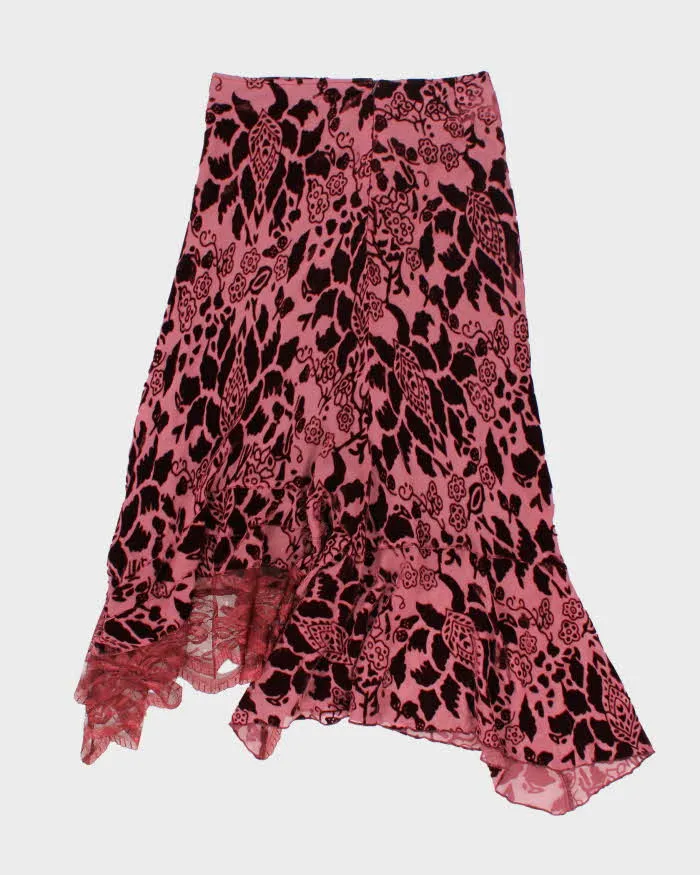 Vintage Y2k 00s April Cornel Silk & Velvet Skirt - XS sold by Rokit product image thumbnail 2