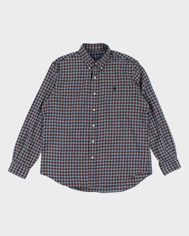 Vintage 2000's Ralph Lauren Patterned Button Up Shirt - L sold by Rokit