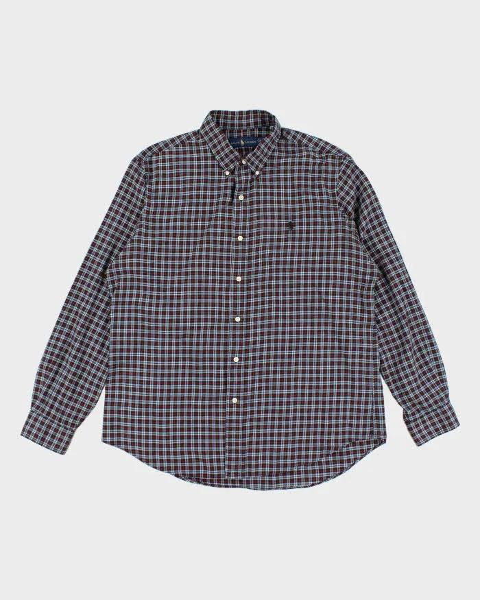 Vintage 2000's Ralph Lauren Patterned Button Up Shirt - L sold by Rokit