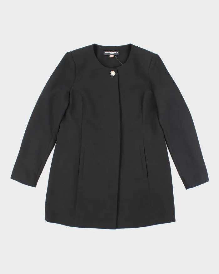 Vintage Karl Lagerfeld Black Blazer - L sold by Rokit