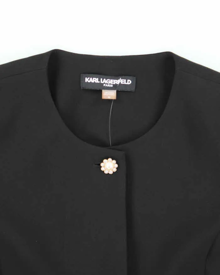 Vintage Karl Lagerfeld Black Blazer - L sold by Rokit product image thumbnail 3