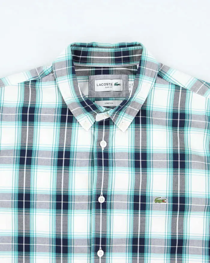 Vintage 2000's Lacoste Patterned Button Up Shirt - M sold by Rokit product image thumbnail 3