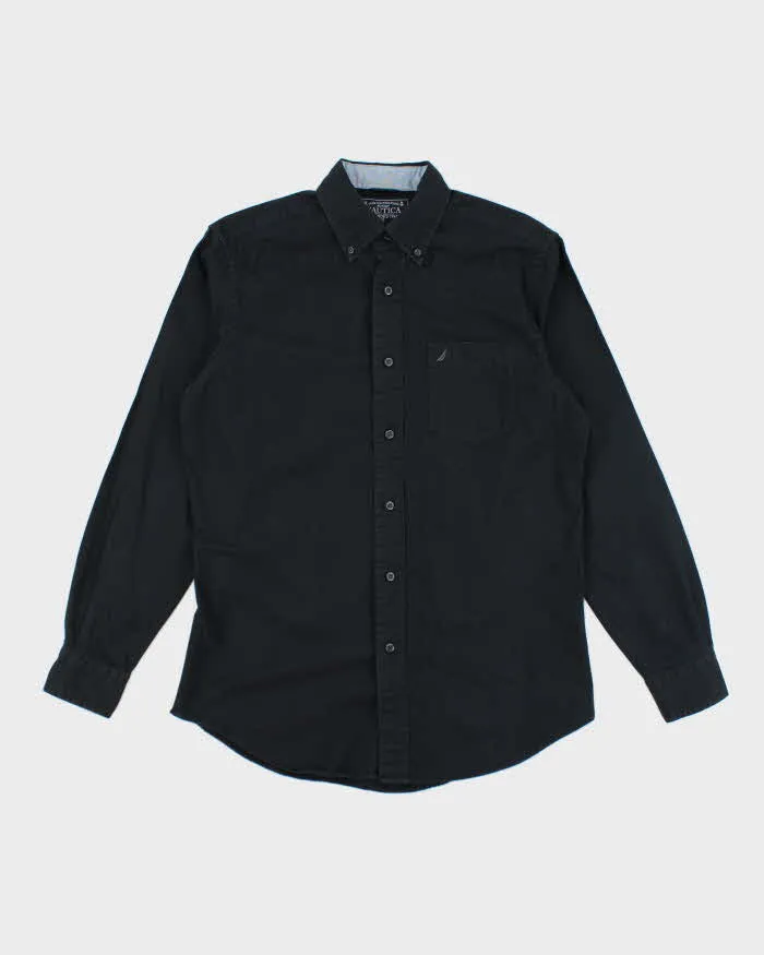 Vintage Nautica Heavyweight Long Sleeve Shirt - S sold by Rokit