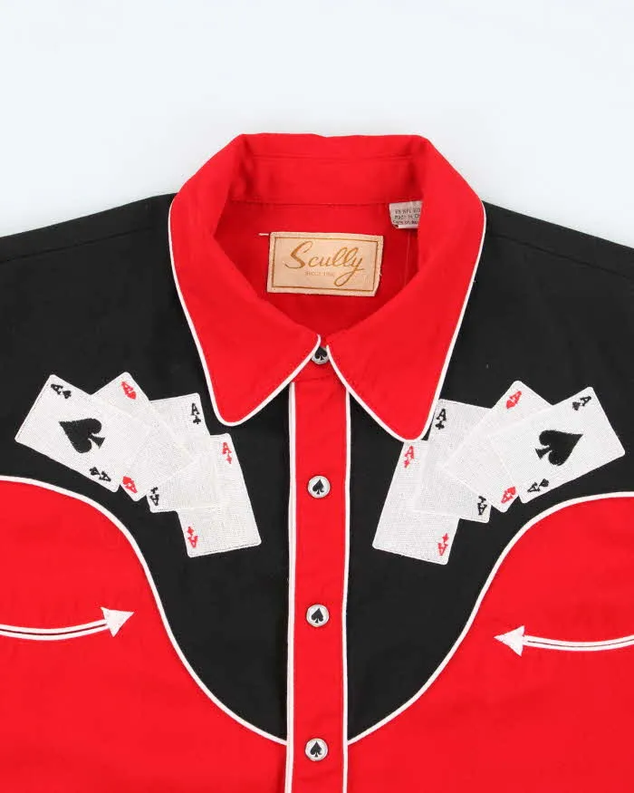 Vintage Scully Western Embroidered Oversized Snap Shirt - M sold by Rokit product image thumbnail 3