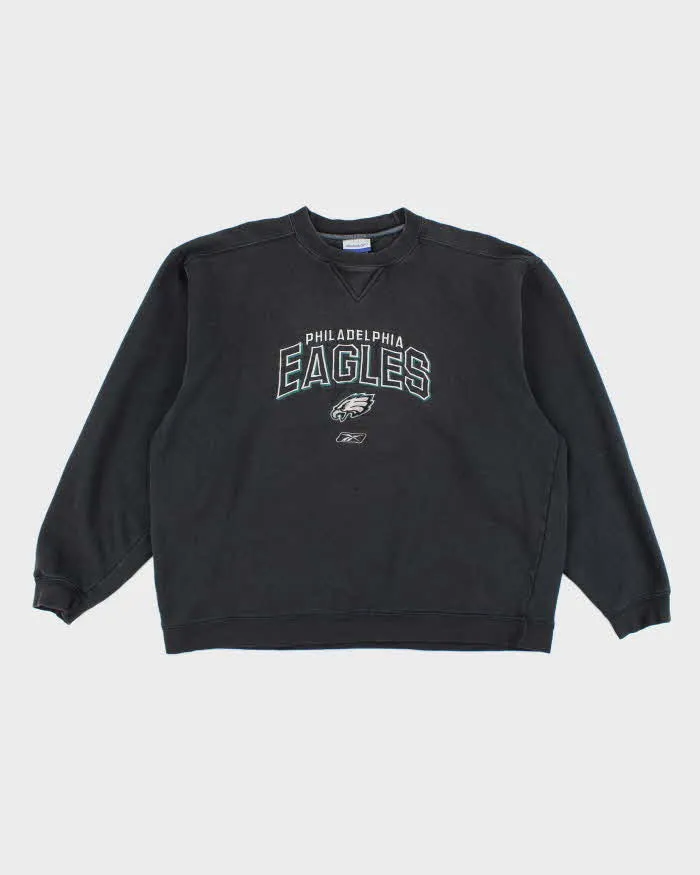 Vintage Y2K Reebok Philadelphia Eagles NFL Embroidered Sweatshirt - XL sold by Rokit