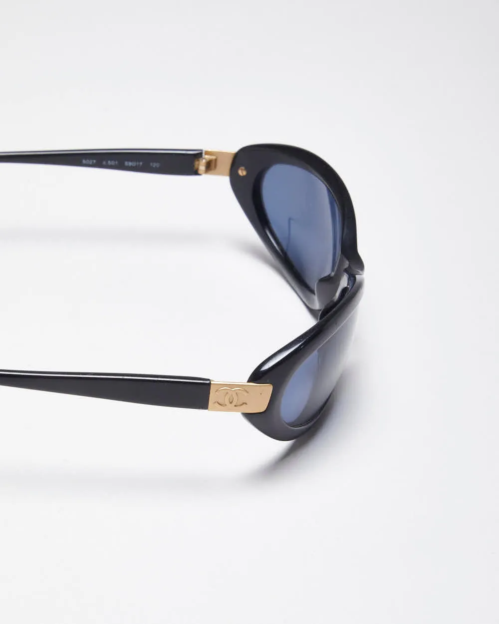 Vintage 90s Chanel Black Sunglasses sold by Rokit product image thumbnail 3