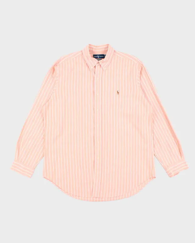 Vintage Ralph Lauren Striped Long Sleeve Shirt - XXL sold by Rokit