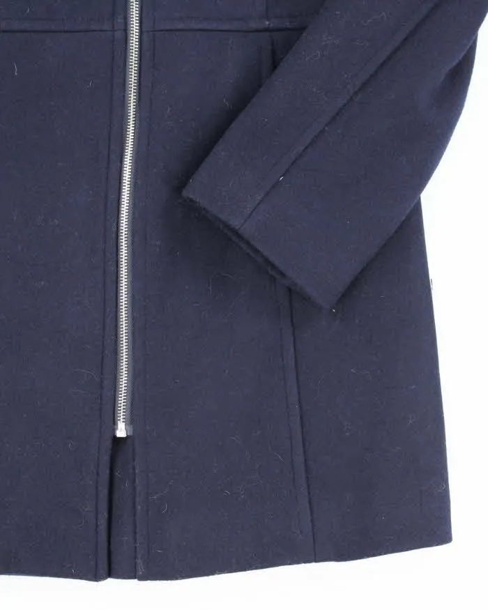 Karl Largerfeld Blue Wool Blend Coat - XL sold by Rokit product image thumbnail 4