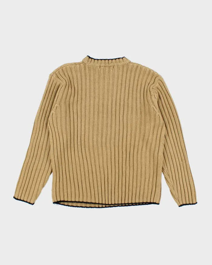 Vintage Y2k 00s Point Zero Brown Knit Oversized Jumper - M sold by Rokit product image thumbnail 2