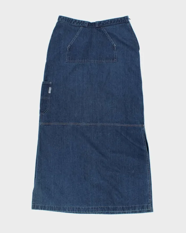 Vintage 90s Brody Denim Maxi Skirt - S sold by Rokit