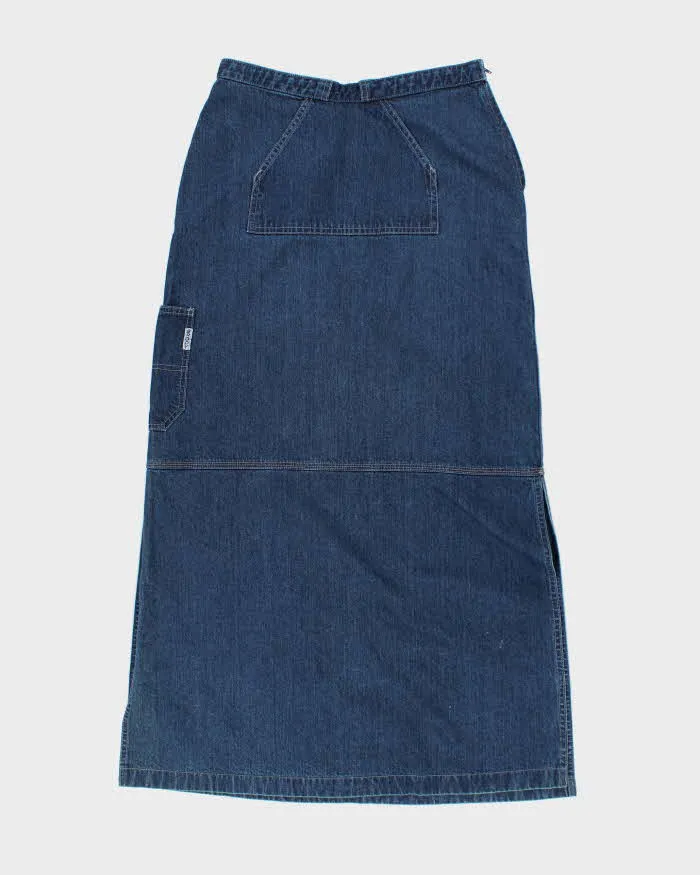 Vintage 90s Brody Denim Maxi Skirt - S sold by Rokit