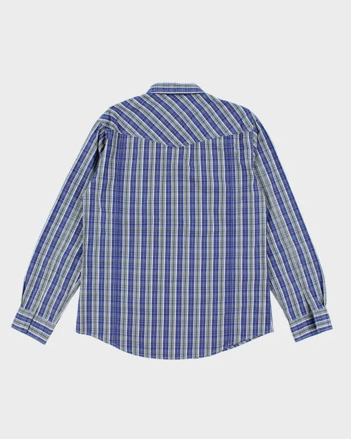 Vintage Y2k 00s Esprit Checked Long Sleeve Shirt - L sold by Rokit product image thumbnail 2