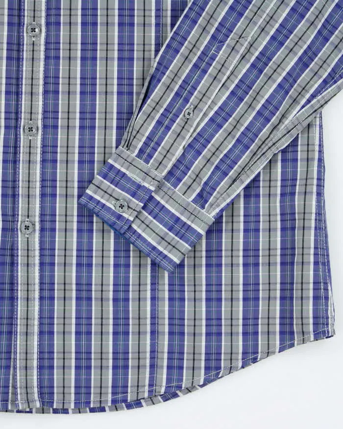 Vintage Y2k 00s Esprit Checked Long Sleeve Shirt - L sold by Rokit product image thumbnail 4