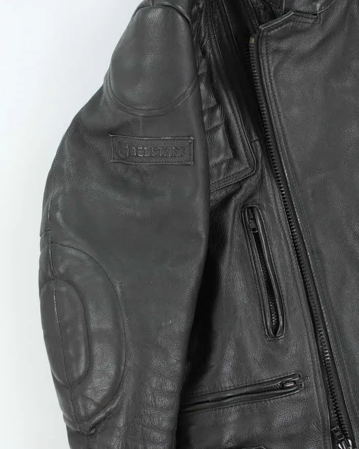 Vintage 90's Belstaff Heavyweight Leather Motorcycle Jacket - L sold by Rokit product image thumbnail 5