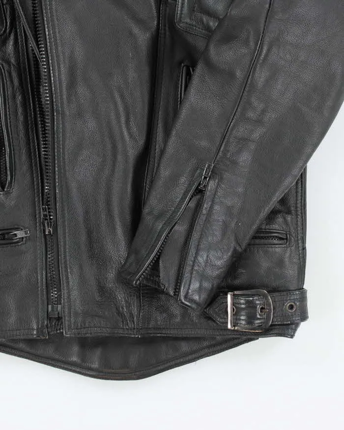 Vintage 90's Belstaff Heavyweight Leather Motorcycle Jacket - L sold by Rokit product image thumbnail 4