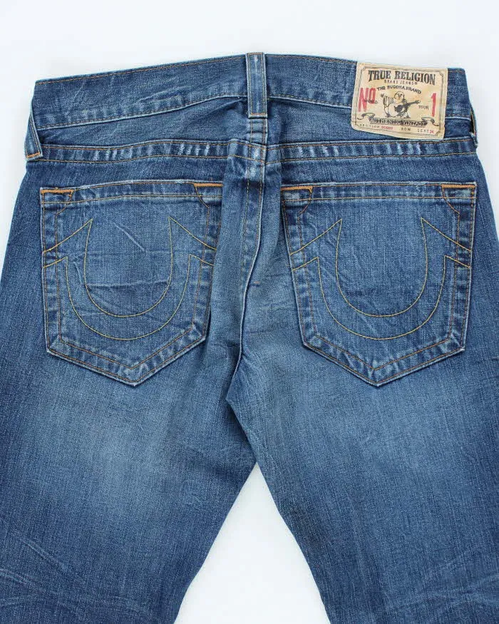 Vintage Y2K True Religion Relaxed Fit Pre-Distressed Jeans - W33 L32 sold by Rokit product image thumbnail 4