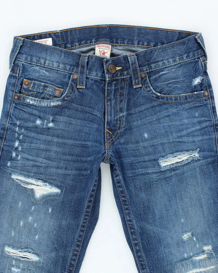 Vintage Y2K True Religion Relaxed Fit Pre-Distressed Jeans - W33 L32 sold by Rokit product image thumbnail 3