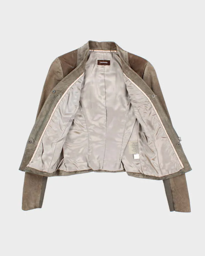 Vintage Danier Lightweight Wool Panel Leather Jacket - XS sold by Rokit product image thumbnail 5