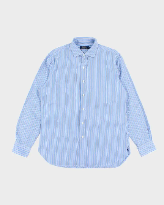 Vintage Ralph Lauren Striped Button Up Shirt - L sold by Rokit