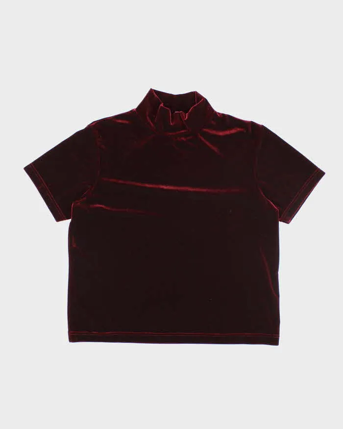 Vintage 90s Jessica Velvet Top - XL sold by Rokit