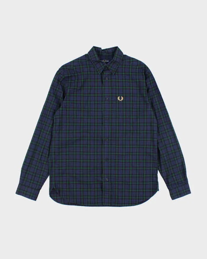 Vintage Fred Perry Checked Long Sleeve Shirt - M sold by Rokit