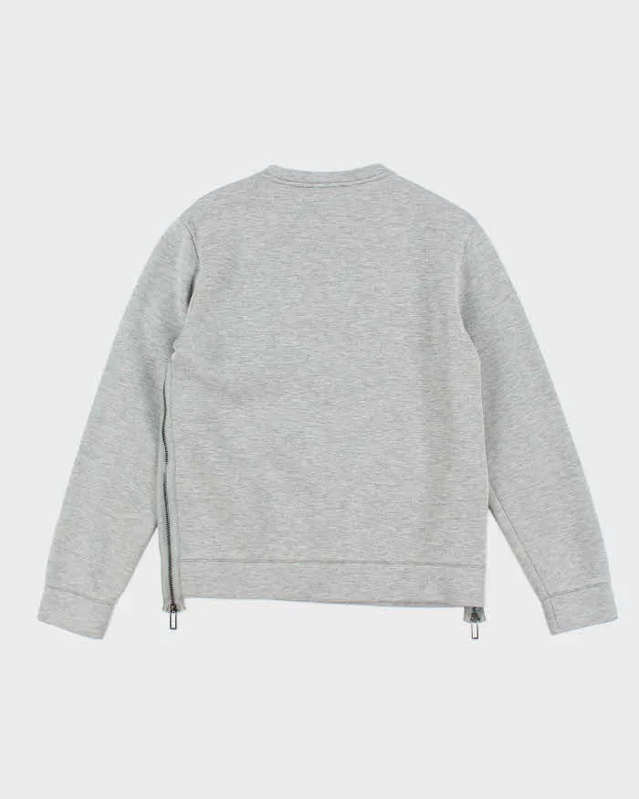 Vintage 2000's Emporio Armani Side Zip Embroidered Logo Sweatshirt - S sold by Rokit product image thumbnail 2
