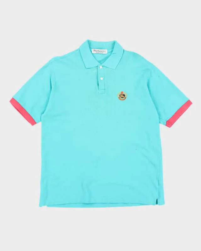 Vintage 2000's Burberry Embroidered Polo Shirt - L made by Burberry