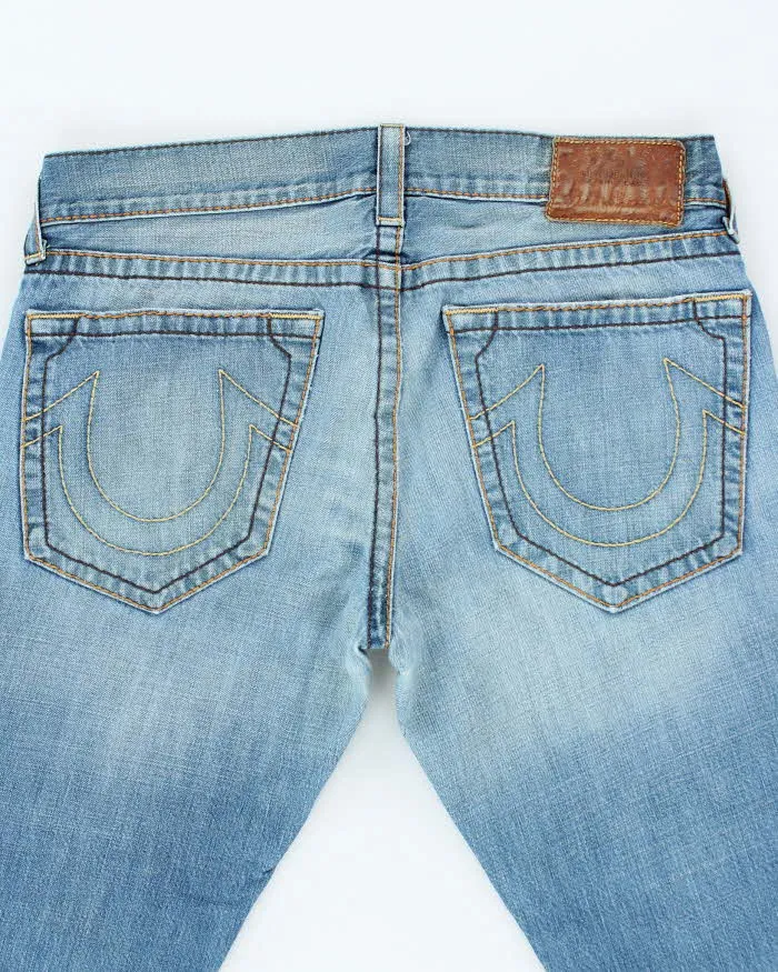 Vintage Y2K True Religion Medium Wash Relaxed Fit Jeans - W34 L31 sold by Rokit product image thumbnail 4
