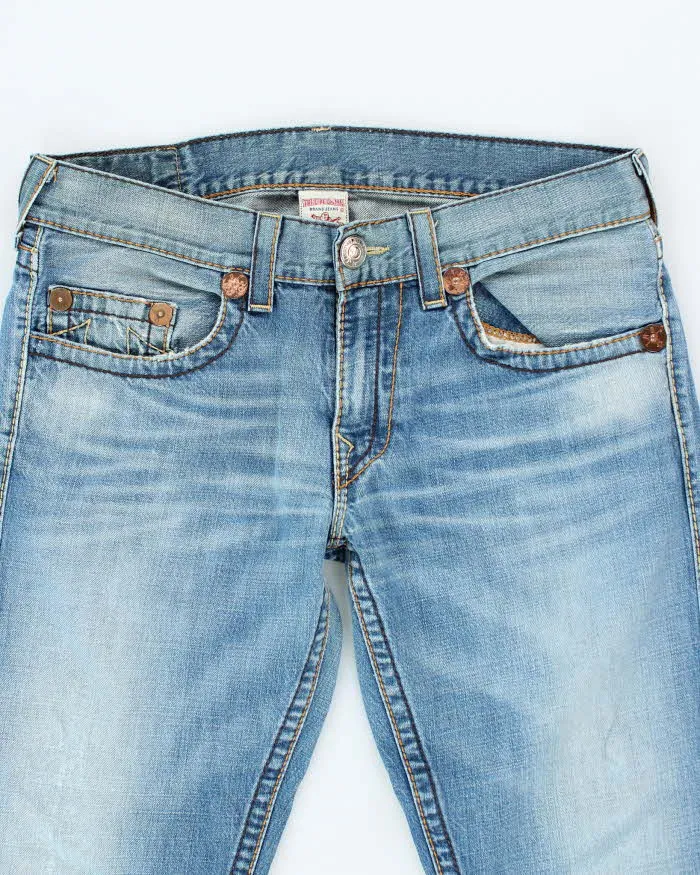 Vintage Y2K True Religion Medium Wash Relaxed Fit Jeans - W34 L31 sold by Rokit product image thumbnail 3