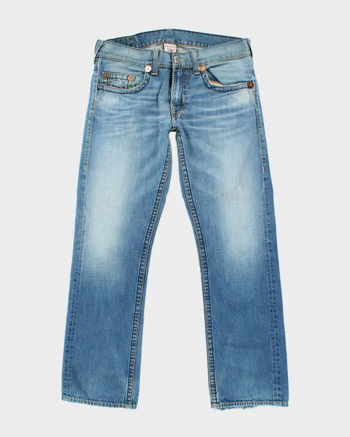 Vintage Y2K True Religion Medium Wash Relaxed Fit Jeans - W34 L31 sold by Rokit